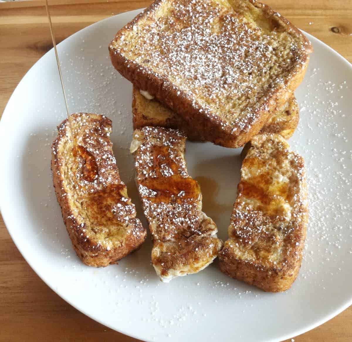 Healthy Cinnamon Vanilla French Toast