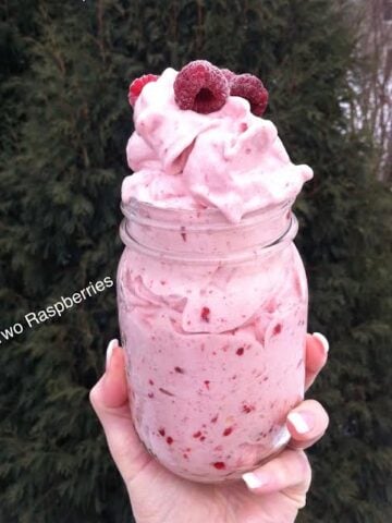 raspberry nice cream