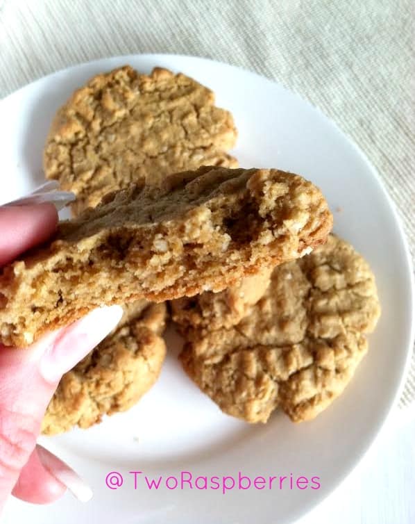 Crunchy Peanut Butter Cookies Vegan GF Soy Free