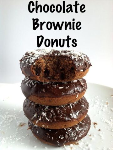 Chocolate Brownie Donuts