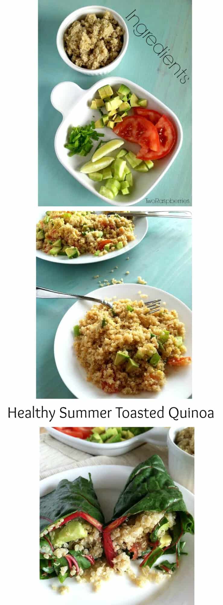 Healthy Summer Toasted Quinoa