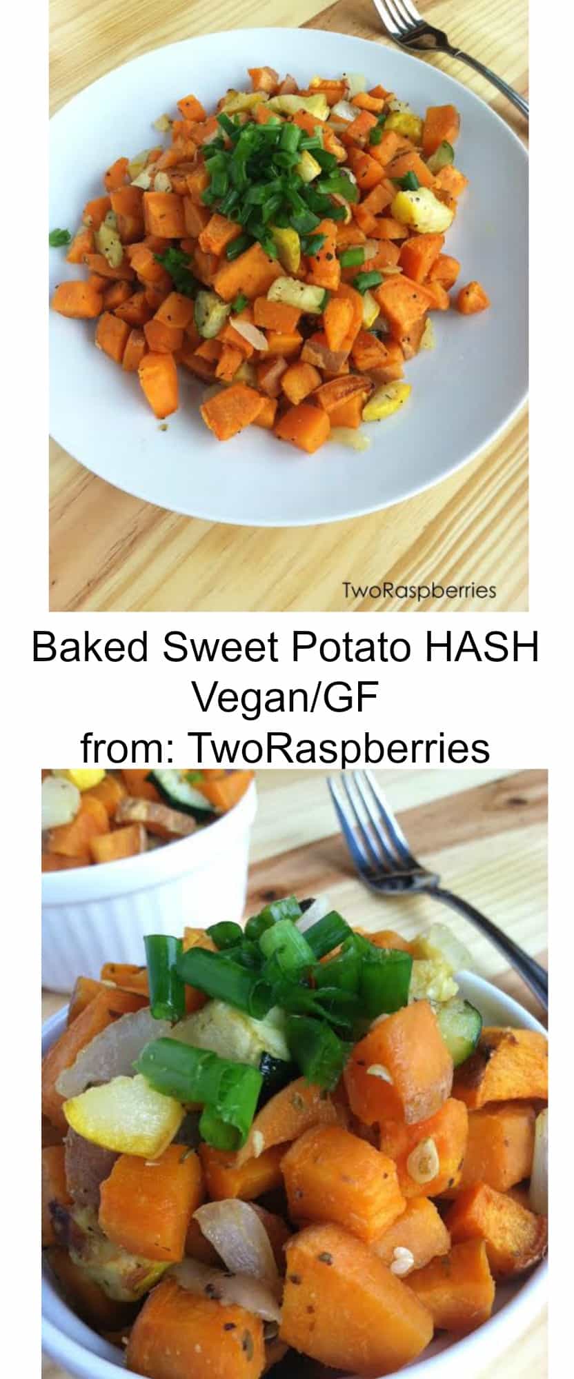 baked sweet potato hash
