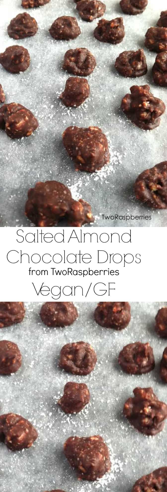 Salted Almond Chocolate Drops