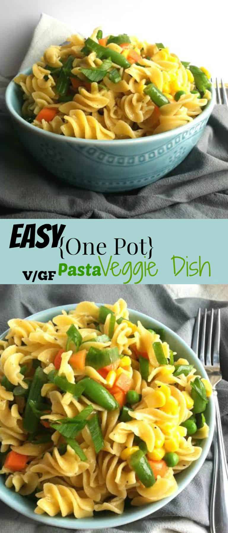 Easy One Pot Veggie Pasta Dish 