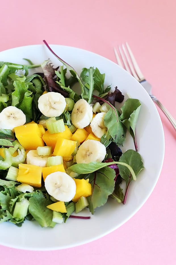 Healthy Mango Banana Salad 1