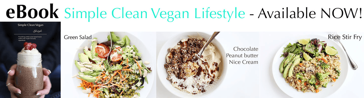 simple clean vegan lifestyle ebook