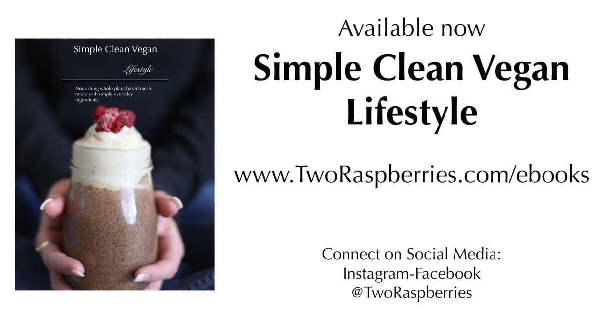 simple clean vegan lifestyle ebook