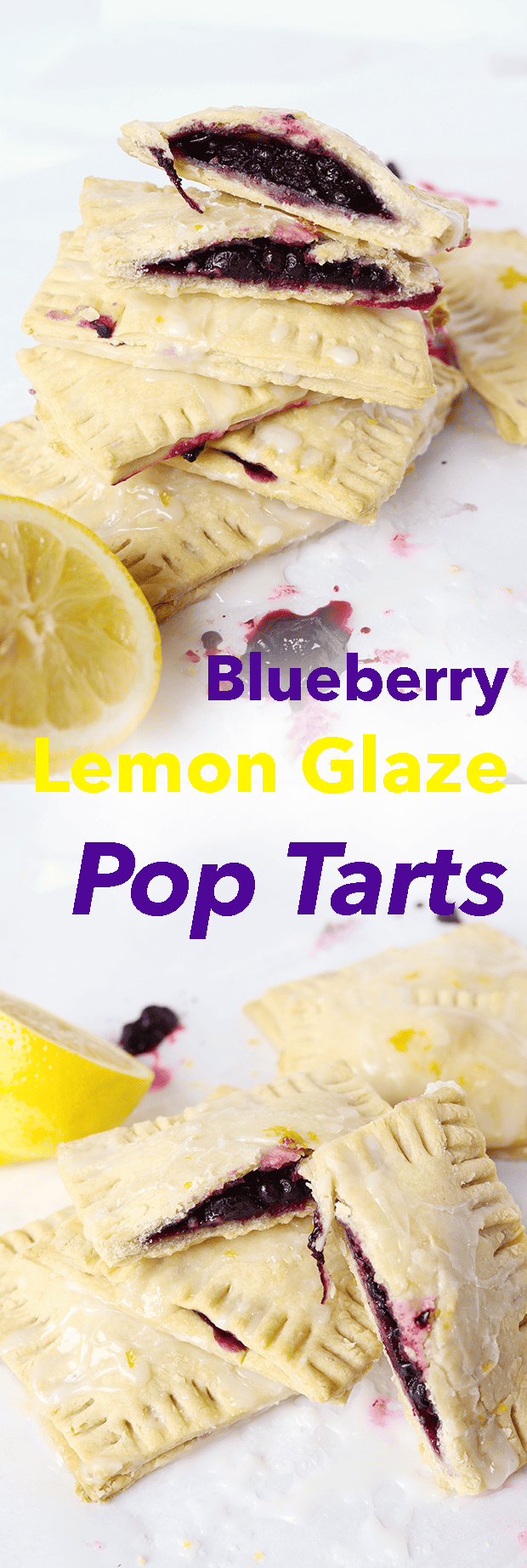 Blueberry Lemon Glaze Pop Tarts!