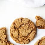 These easy homemade Chewy Ginger Molassas Cookies are vegan, have crispy edges with soft and chewy centers and are totally YUM!