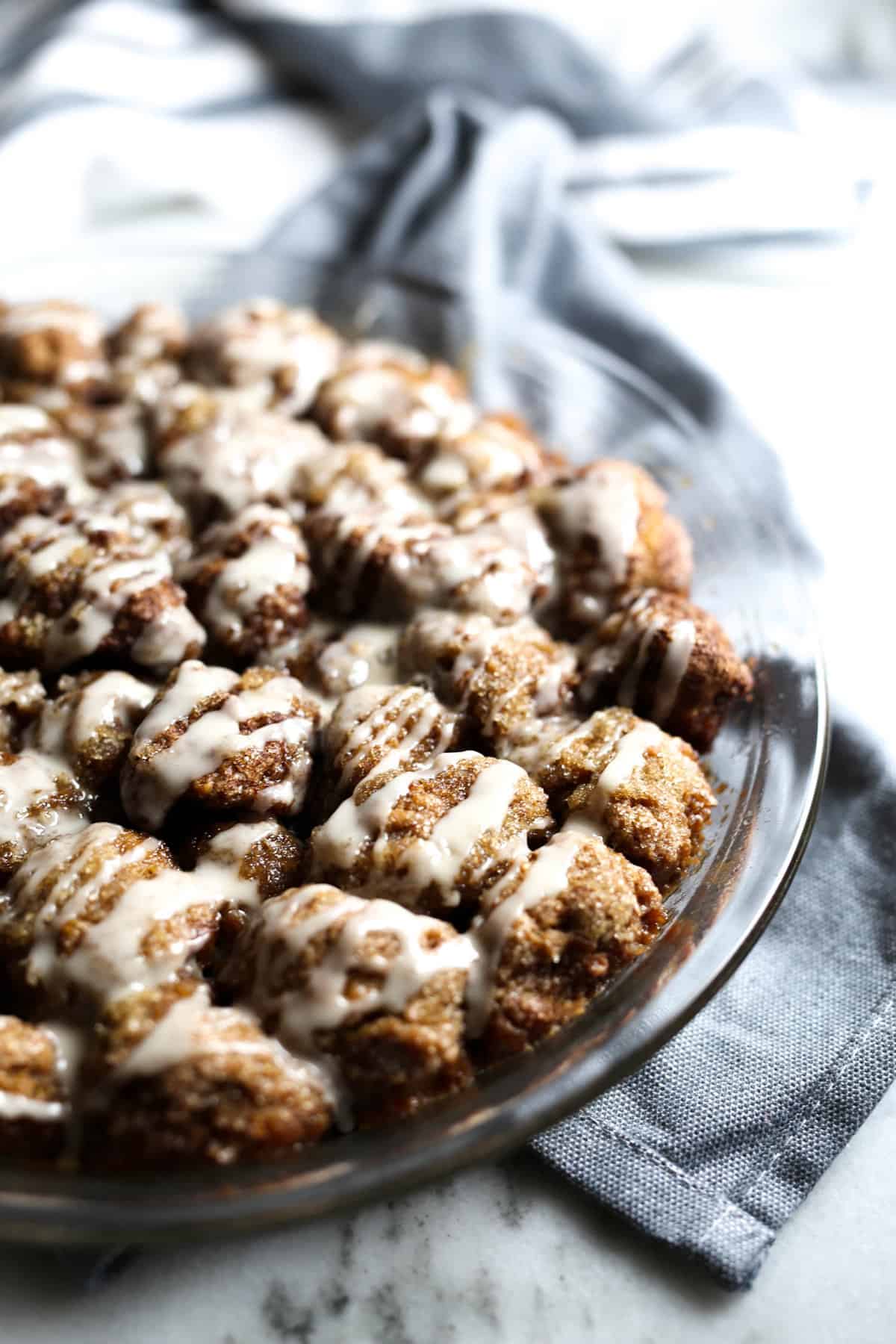 This homemade Ginger Molasses Monkey Bread is super easy to make vegan of course and way better than the store bought artificial salt loaded biscuit! 
