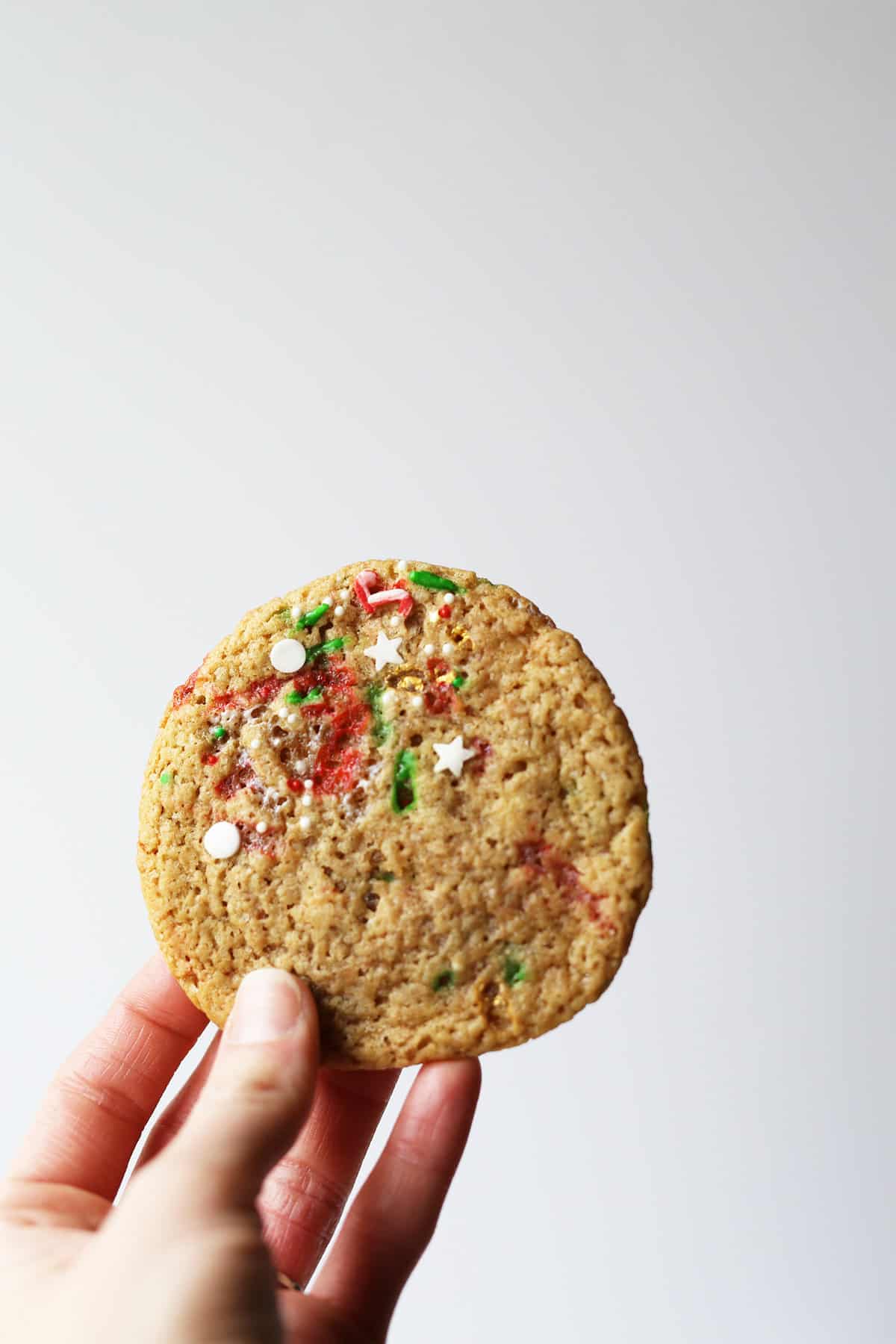Rudolph’s Chewy Sprinkle Cookies are a reindeer’s favorite gooey chewy cookie and a nice sweet homemade vegan cookie for Santa’s best furry friends! 