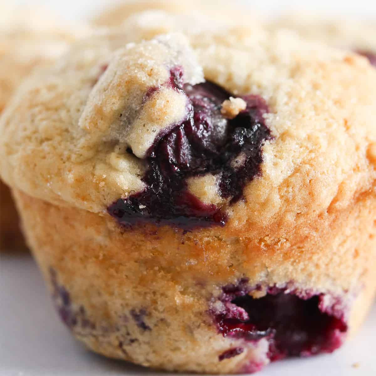 Dairy Free Blueberry Muffins (No Eggs!) - The Urben Life