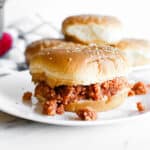 1200 x 1200 image of vegan sloppy joes.