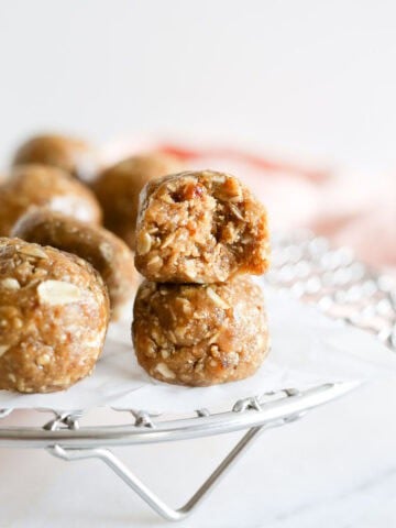 1200 x 1200 image of Peanut Butter Energy Balls.