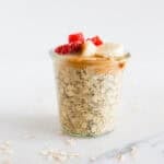 1200x1200 image of vanilla overnight oats.