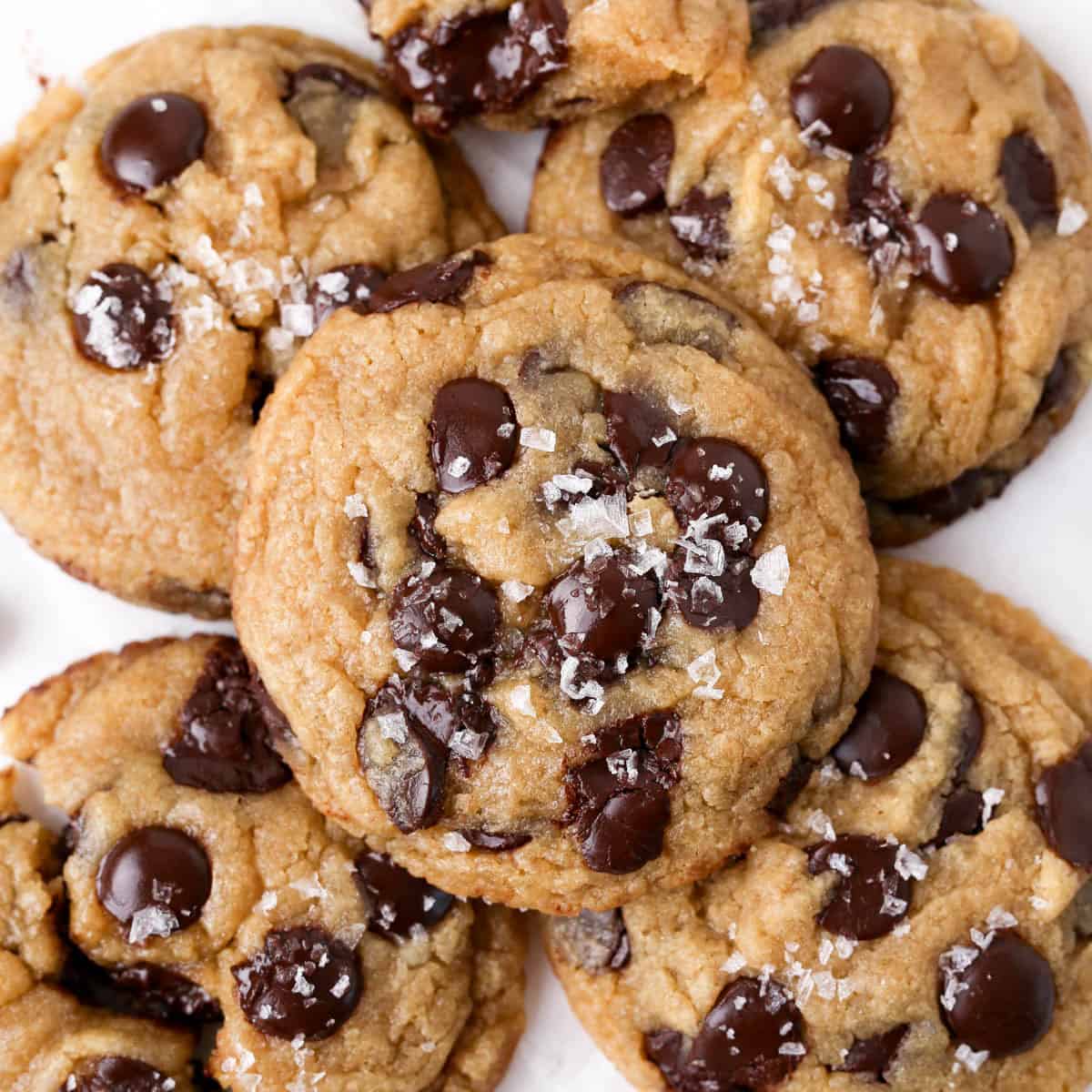 Eggless Chocolate Chip Cookies - Two Raspberries