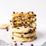 1200x1200 image of these no brown sugar cookies.