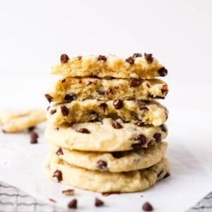 1200x1200 image of these no brown sugar cookies.