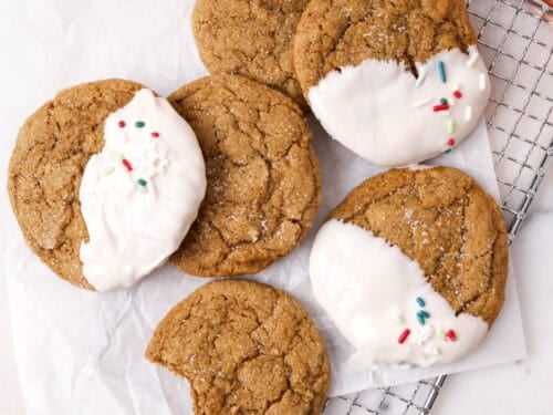 Vegan Ginger Cookies - Two Raspberries