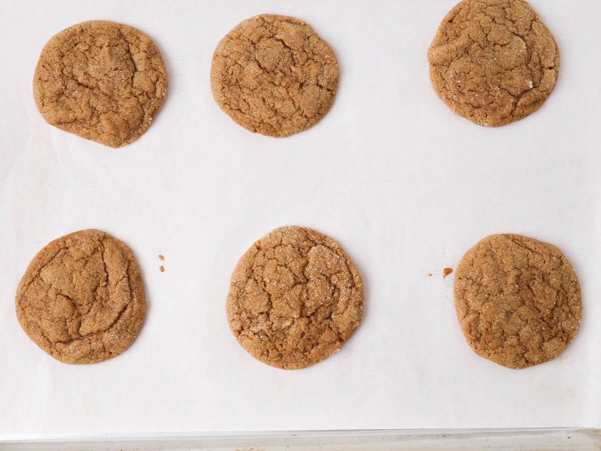 Freshly baked cookies.